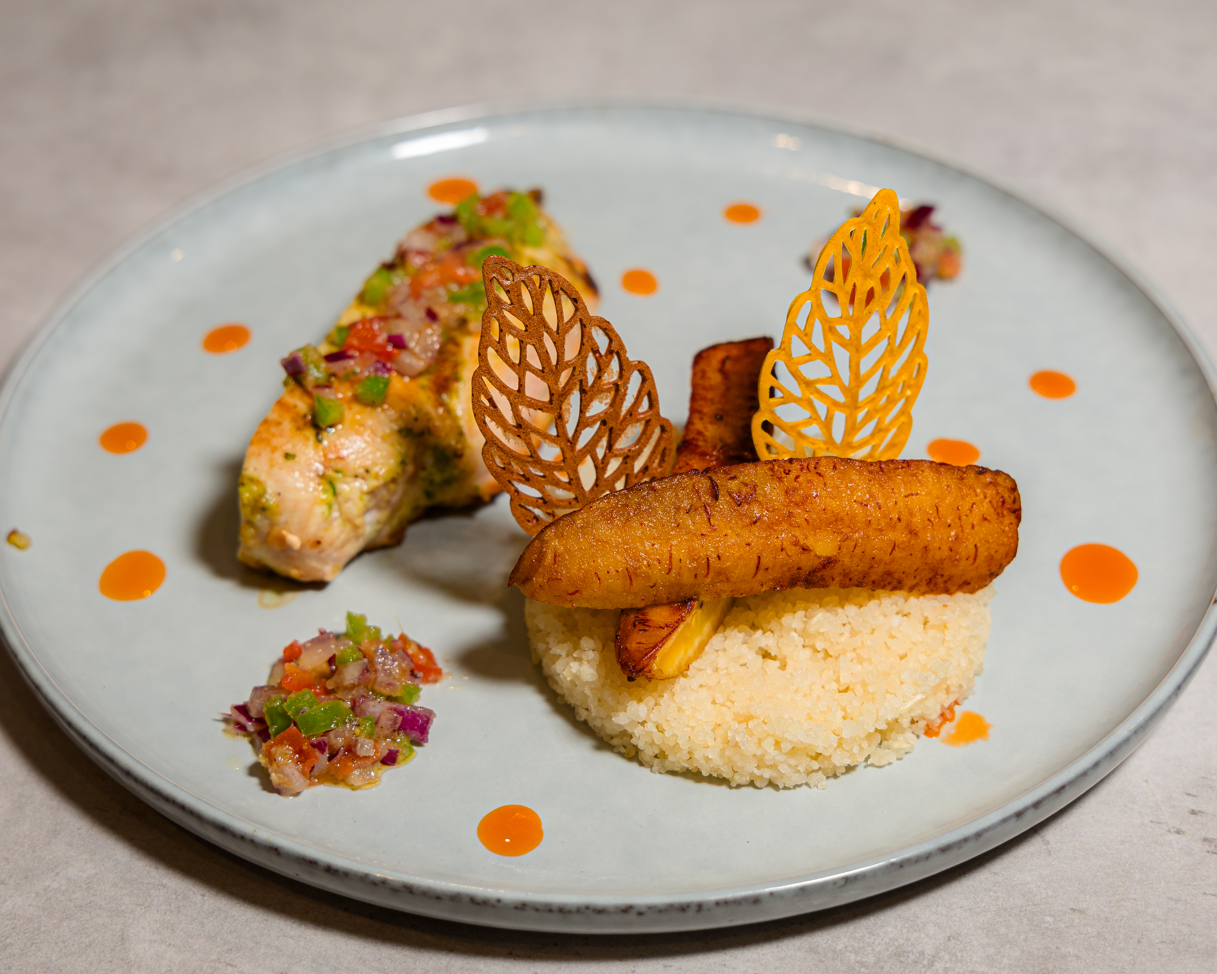 Poulet frit et sa verte Wingi